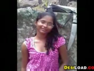 Nerdy Indian daughter Fingered And Licked