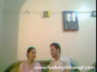 Indiškas pora pabandyti analinis x įvertinti video